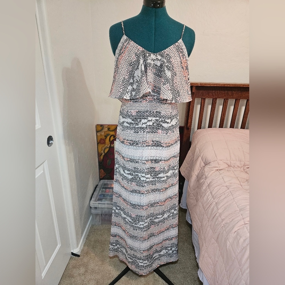 Chic Multicolor Maxi Dress